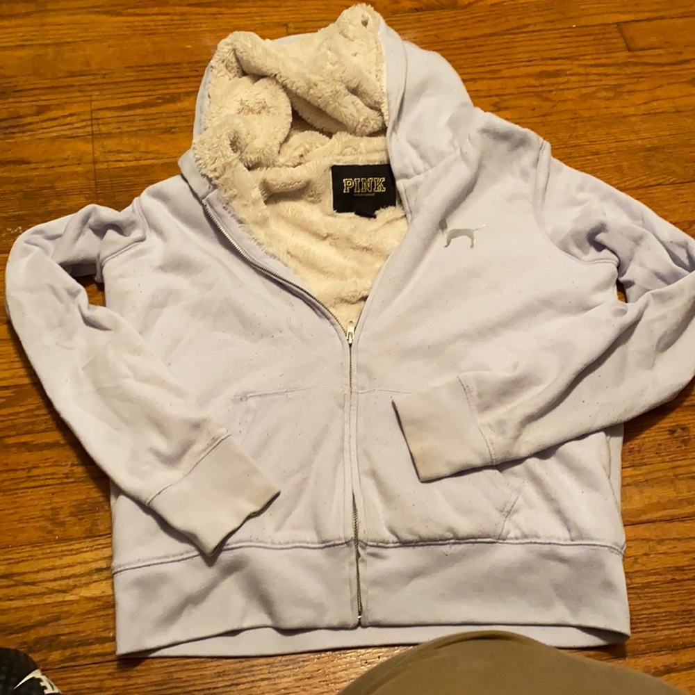 Fur lined Pink Hoodie